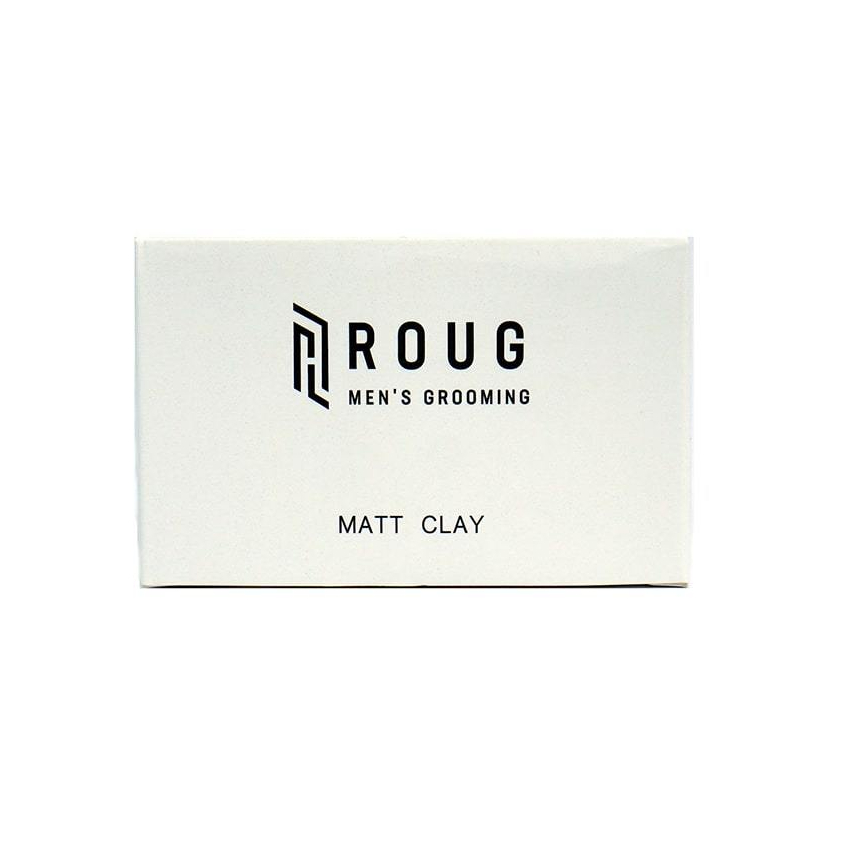Sáp vuốt tóc Roug Matt Clay, Matte Clay 90gr - Chính Hãng Singapore - new 2023 + Quà Tặng
