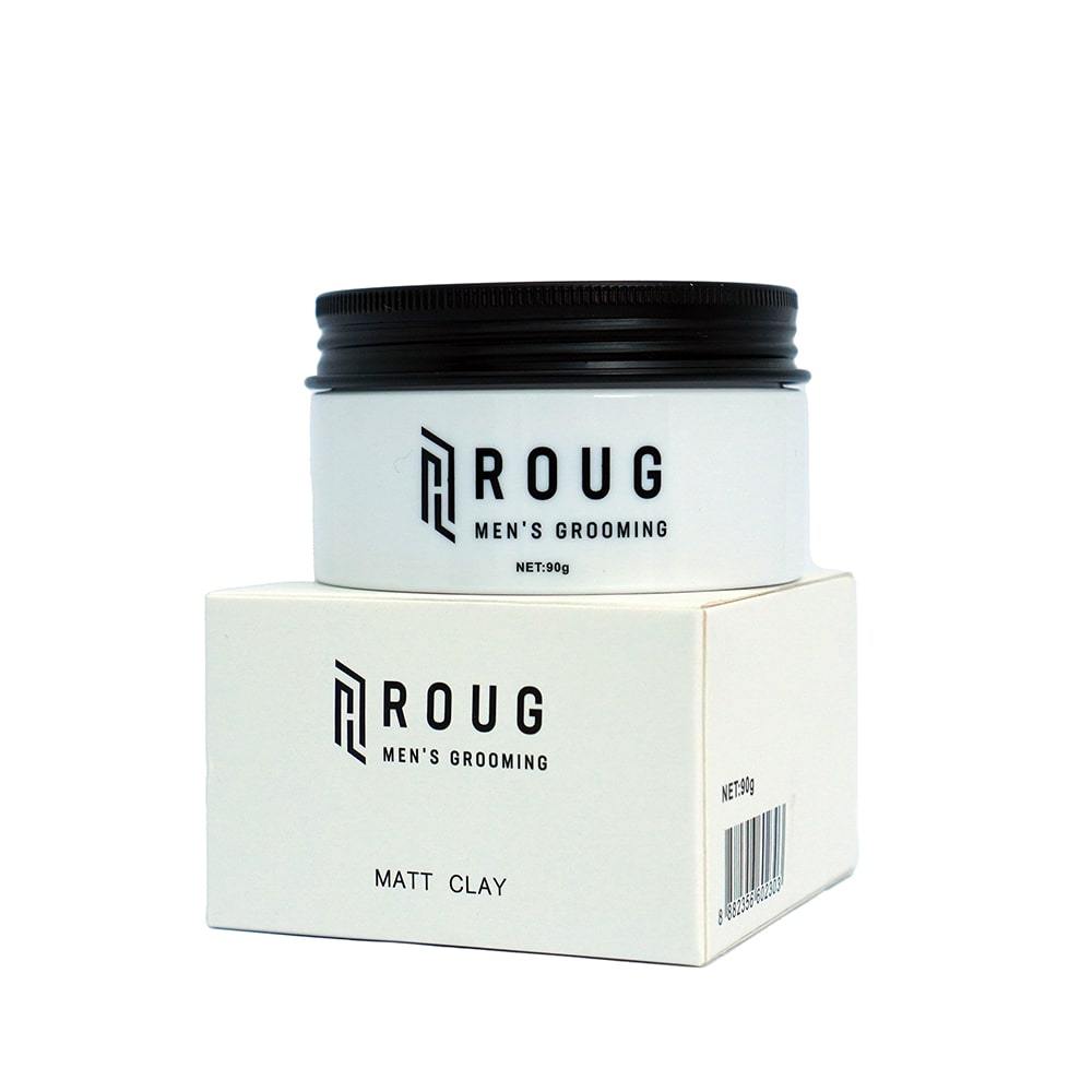 Sáp vuốt tóc Roug Matt Clay, Matte Clay 90gr - Chính Hãng Singapore - new 2023 + Quà Tặng
