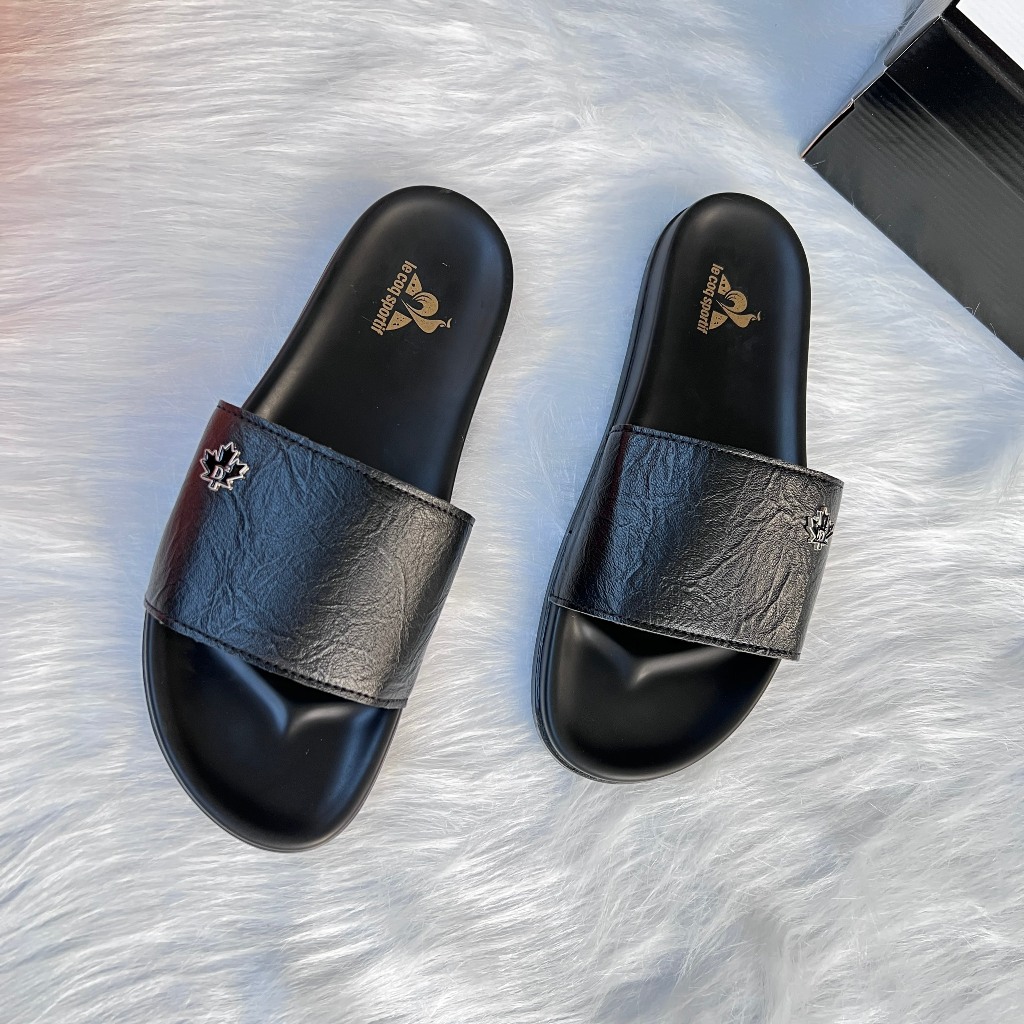 Dép Quai Ngang Lá Phong Da Nhăn, Sang Trọng Và Lịch Lãm