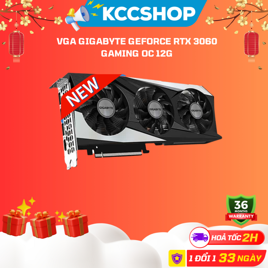 Card màn hình GIGABYTE GeForce RTX 3060 GAMING OC 12G, MSI RTX 3060 Ventus 2x, Zotac Rtx 3060 12GB AMP