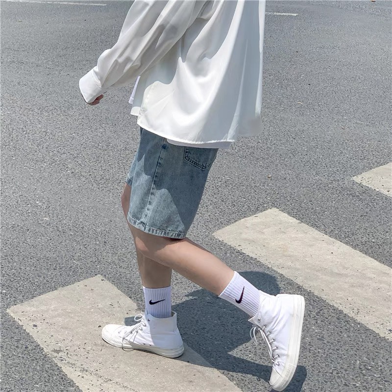 Quần Short Dành Cho Nam Nữ Có Bốn Màu Xanh Đậm Đen Black V15 Xanh Blue V2 Xanh Nhạt JEAGO