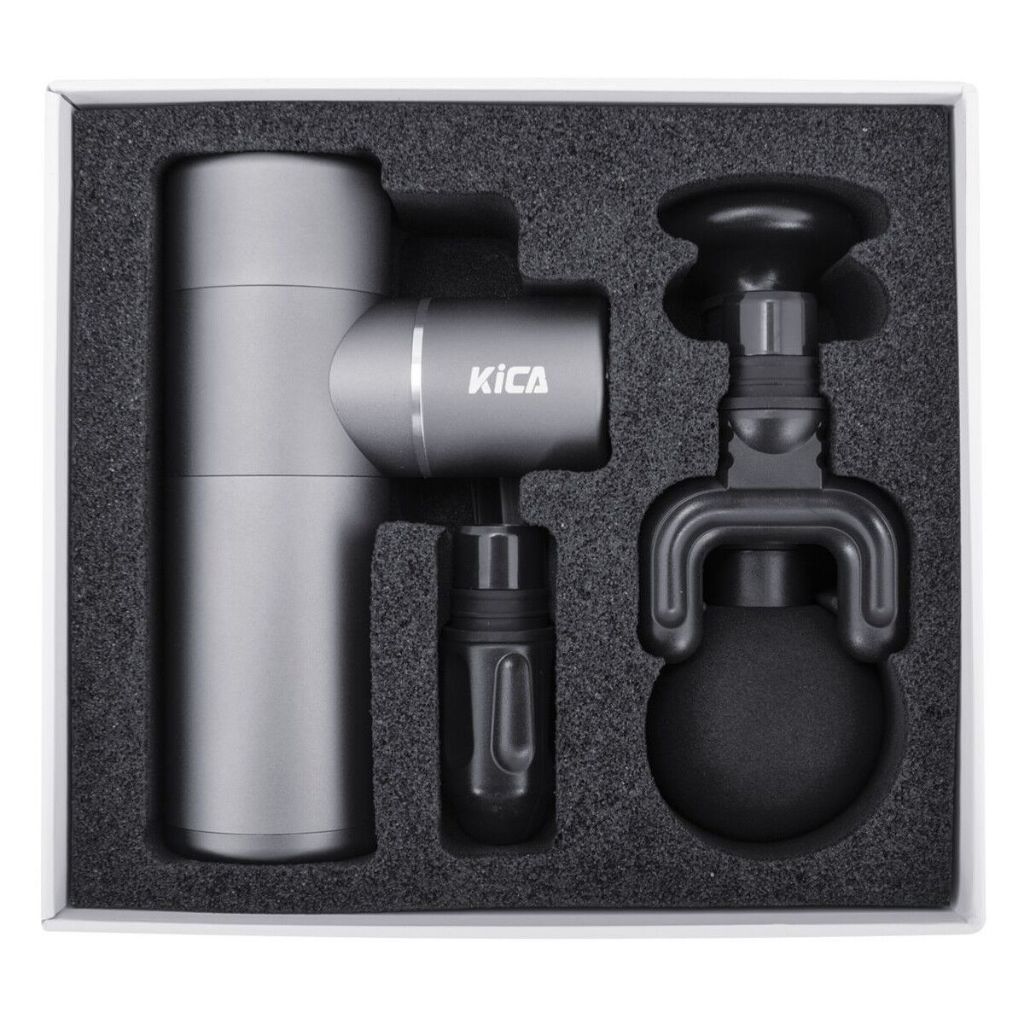 Massage Gun KICA K1 - Dụng cụ, Súng, Máy Máy Massage Cầm Tay 2 Đầu Đa Năng Cao Cấp KICA K1