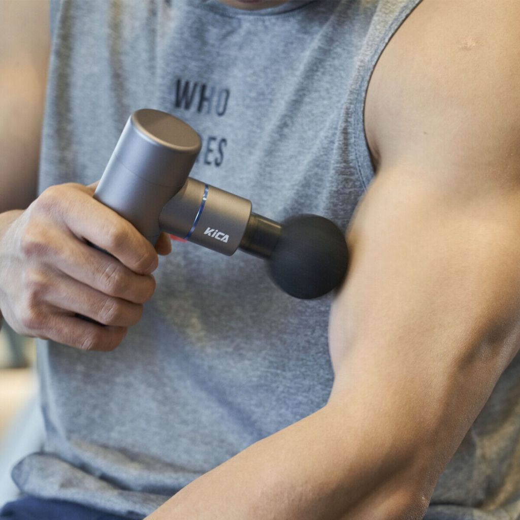 Massage Gun KICA K1 - Dụng cụ, Súng, Máy Máy Massage Cầm Tay 2 Đầu Đa Năng Cao Cấp KICA K1