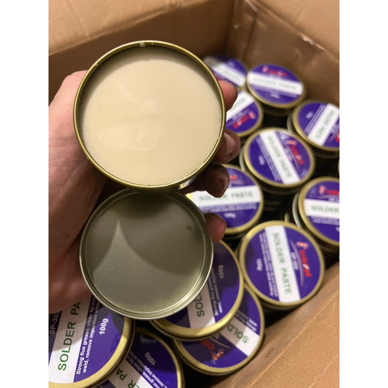 Hộp 100g Keo mỡ trợ hàn Cricket  bám hút