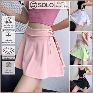 Quần Váy Chân Váy Dây Hông Tennis Sexy Tôn Mông Tập GYM GOLF Dance Vải Thun Siêu Co Giãn  9016