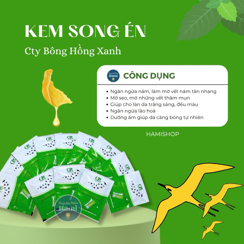 KEM NGĂN NGỪA NÁM SONG ÉN CÔNG TY BÔNG HỒNG XANH 15g