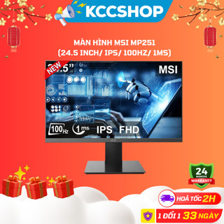 Màn hình MSI MP251 (24.5 Inch/ IPS/ 100Hz/ 1ms) - Chính Hãng Bảo Hành 2 Năm