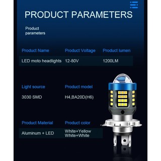 Đèn pha bi cầu headlight 25W H4 H6 PG1 GD110