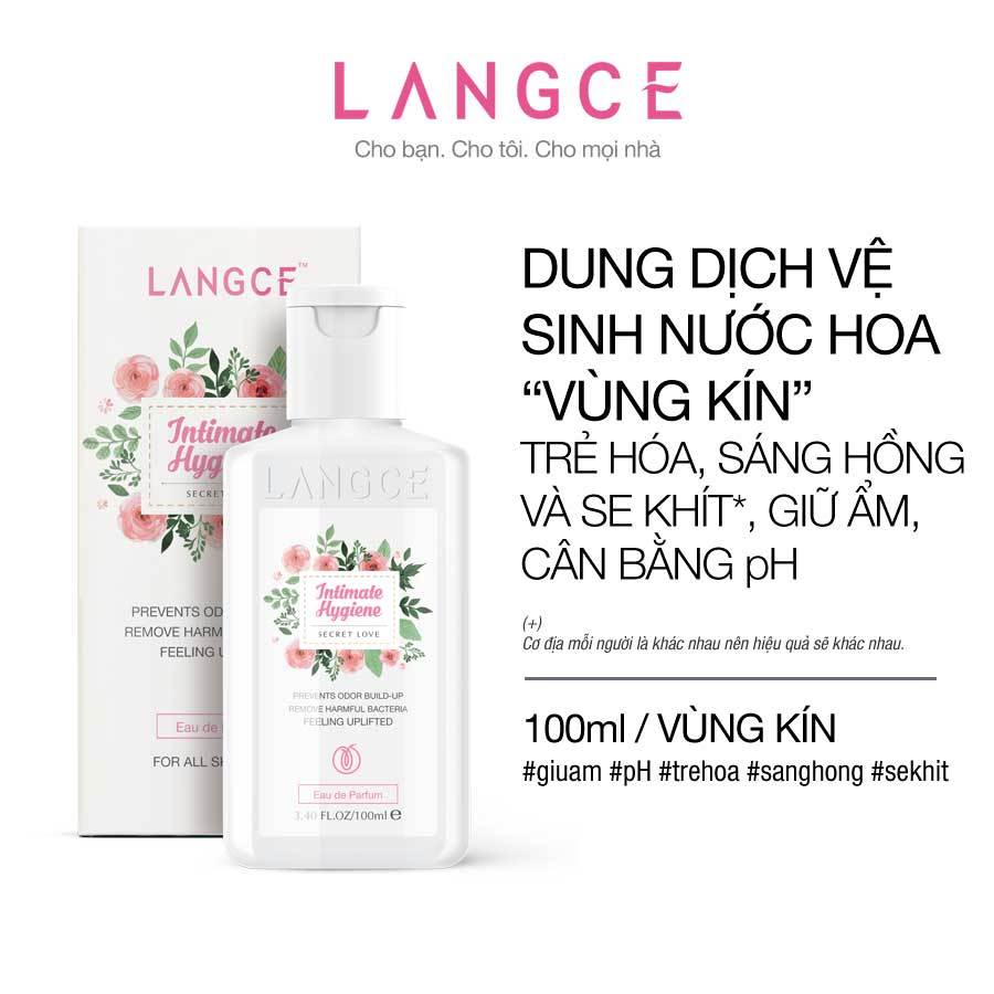 DUNG DỊCH VỆ SINH NƯỚC HOA VÙNG KÍN SÁNG HỒNG SE KHÍT* CÂN BẰNG PH LANGCE