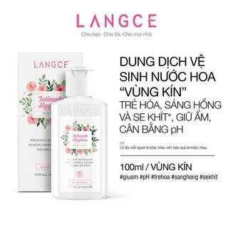 DUNG DỊCH VỆ SINH NƯỚC HOA VÙNG KÍN SÁNG HỒNG SE KHÍT* CÂN BẰNG PH LANGCE