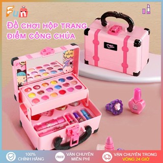 Đồ Chơi Bộ Trang Điểm Trẻ Em Túi Xách Trang Điểm An Toàn Và Không Độc Hại Bộ Mỹ Phẩm Đồ Chơi Bé Gái