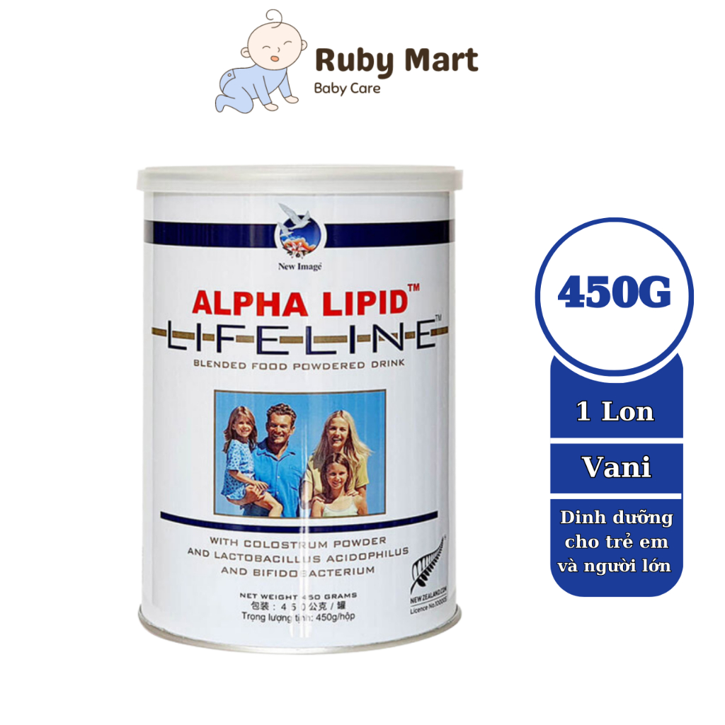[ Date 8/25 ]Sữa Non Alpha Lipid 450g Của New Zealand