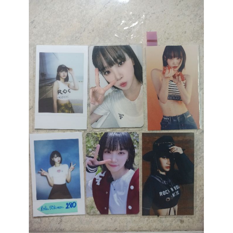 Photocard Chaewon Le sserafim chính hãng