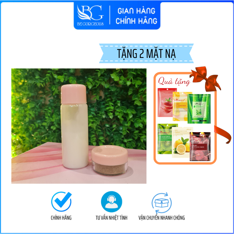 Set tảo ý peel da, căng bóng da (bột + dung dịch)