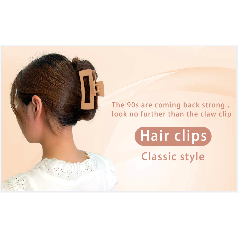 Kẹp tóc càng cua của Mỹ Hair Claw Clips 1 cặp