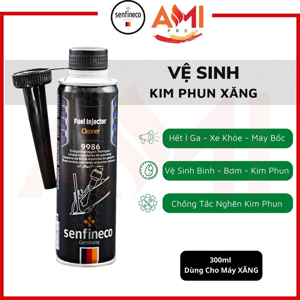 Súc Béc Và Vệ Sinh Kim Phun Xăng Dầu 9986 / 9985 Của Đức