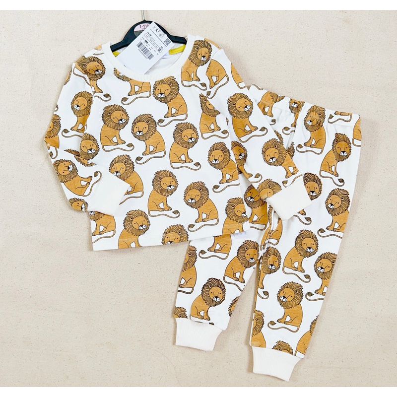 ✨MALINHKID✨BT002- Set 3 bộ thun ẾCH CÁ, SƯ TỬ trẻ em VNXK