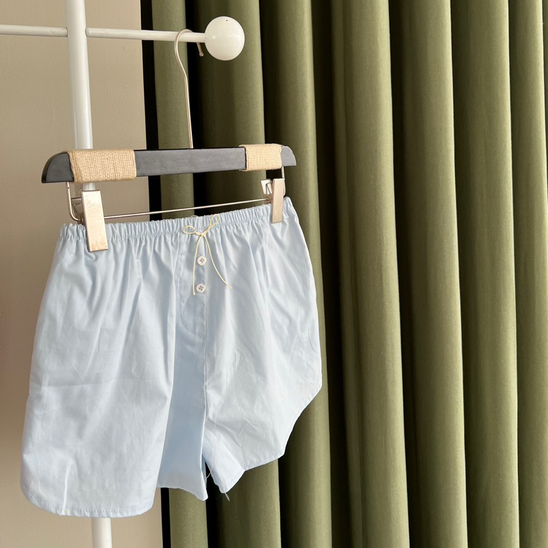 𝐚𝐬𝐡𝐞𝐱𝐢𝐧𝐜𝐡𝐚𝐨:  quần đùi mặc nhà lưng thun mảnh dáng ngắn cơ bản