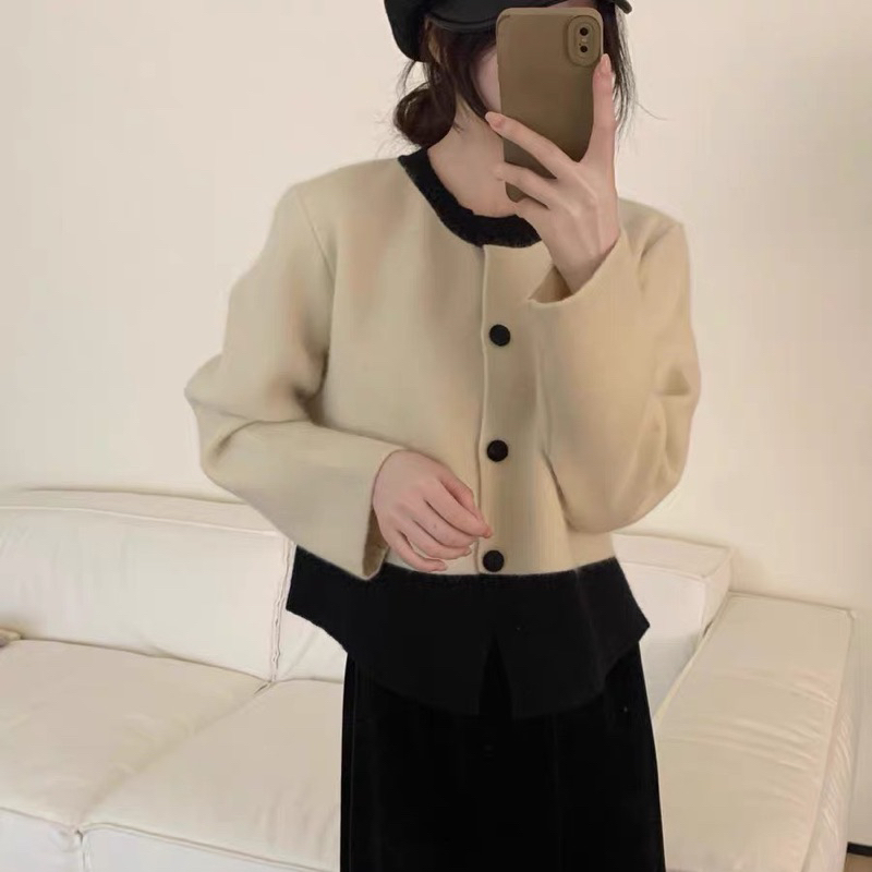 Áo cardigan phối màu 6617