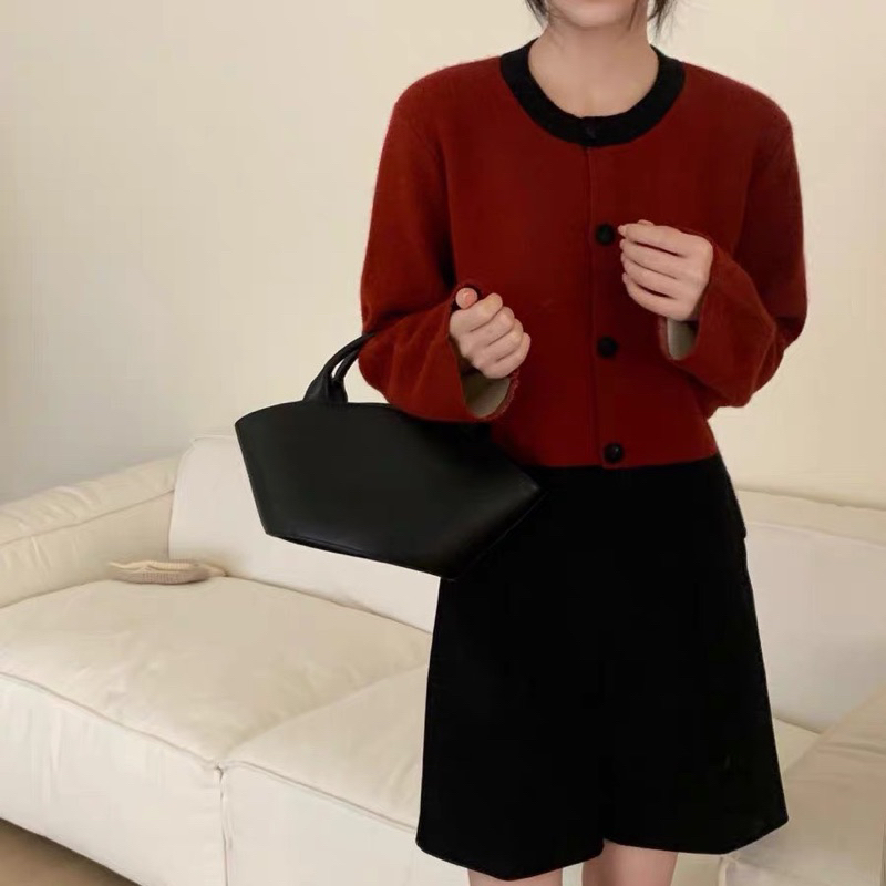 Áo cardigan phối màu 6617