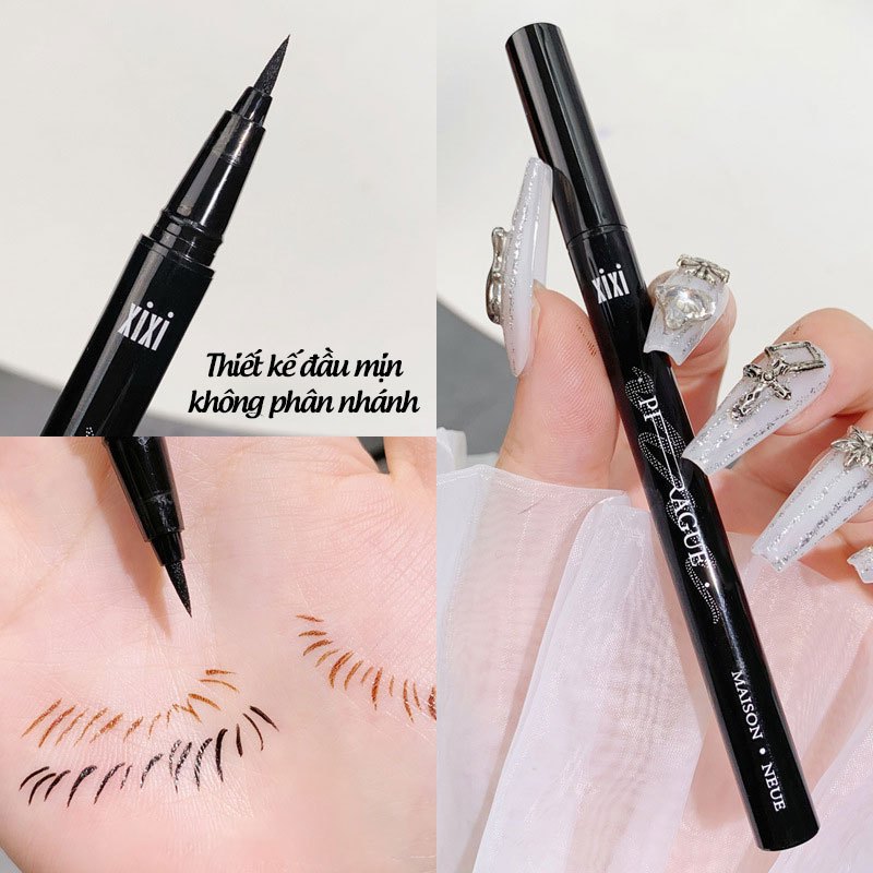 Kẻ mắt Xixi, bút kẻ mắt nước Cool Charm cho người mới bắt đầu eyeliner không lem không trôi