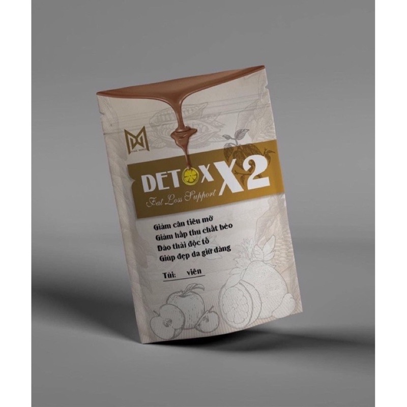 Giảm cân Detox X2 hỗ trợ giảm cân