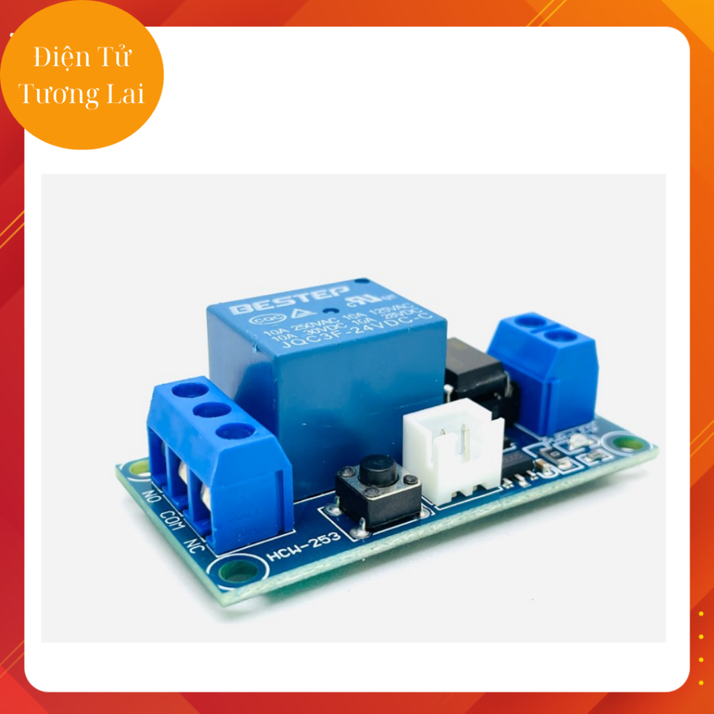 Module Bật Tắt Relay Bằng Nút Nhấn 24V