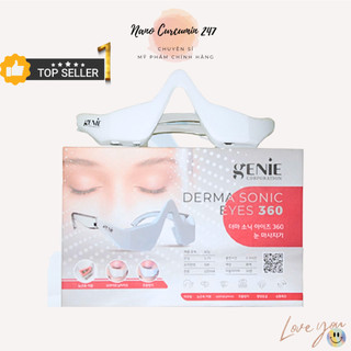 Máy massage mắt genie derma sonic eyes 360 giảm bọng mắt quầng thâm