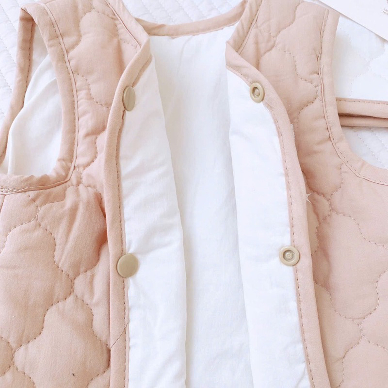 🍃 ÁO GILE CHẦN BÔNG Cho bé