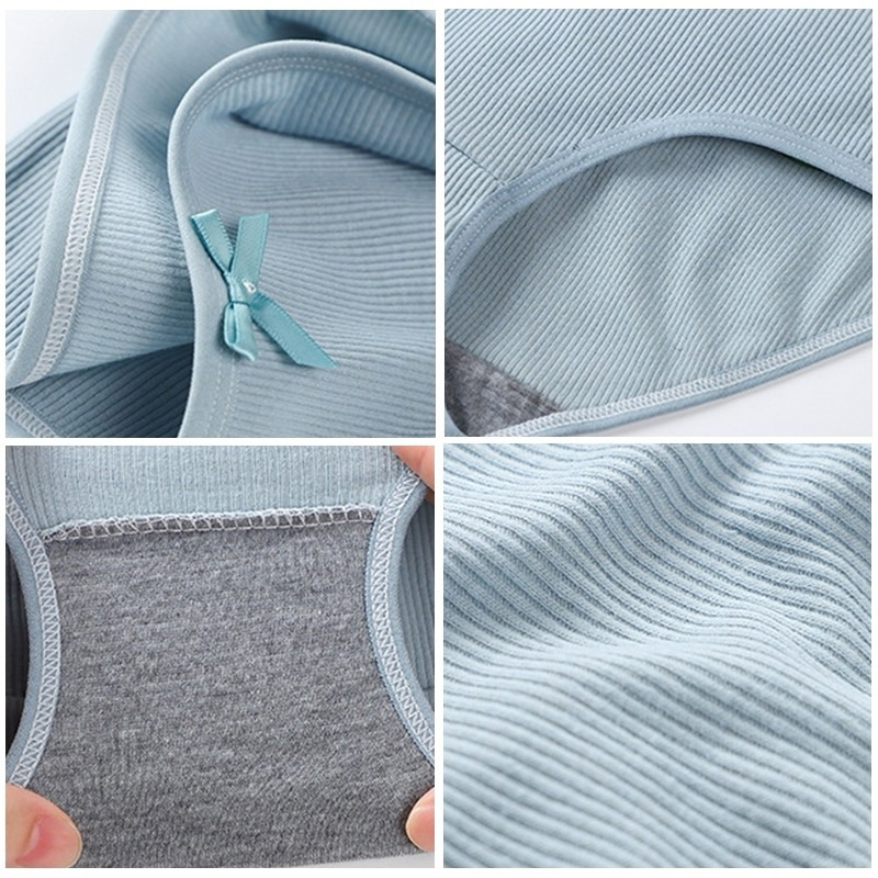 Set 4 Quần lót nữ cotton thông hơi ôm mông gợi cảm