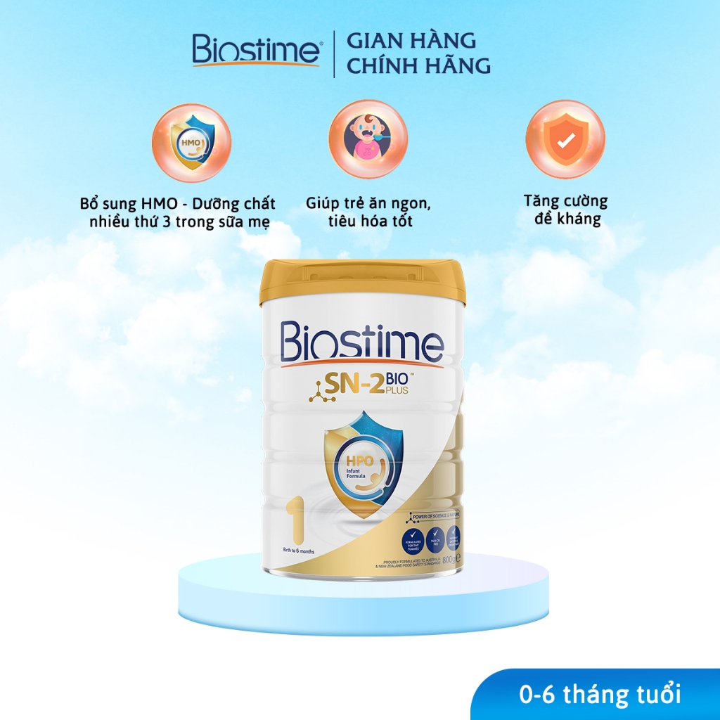 [Giá Sốc Xả Date ] Sữa Biostime Úc Cận Date, cải thiện tiêu hóa tăng cường hấp thu cho bé 800g