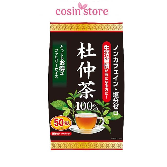 Trà Đỗ Trọng Yuwa Tochu Tea 100g 2gx50 túi lọc của Nhật Mẫu mới Hỗ trợ giảm cholesterol giảm lão hoá shop Cosin Store