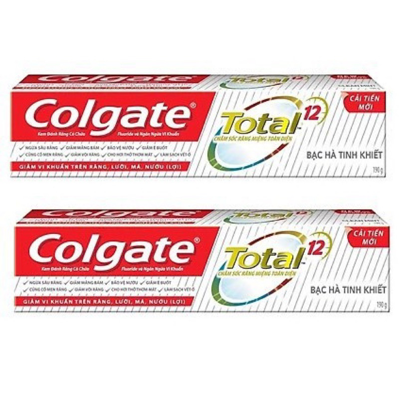 Kem đánh răng Colgate Total  bạc hà tinh khiết typ 170