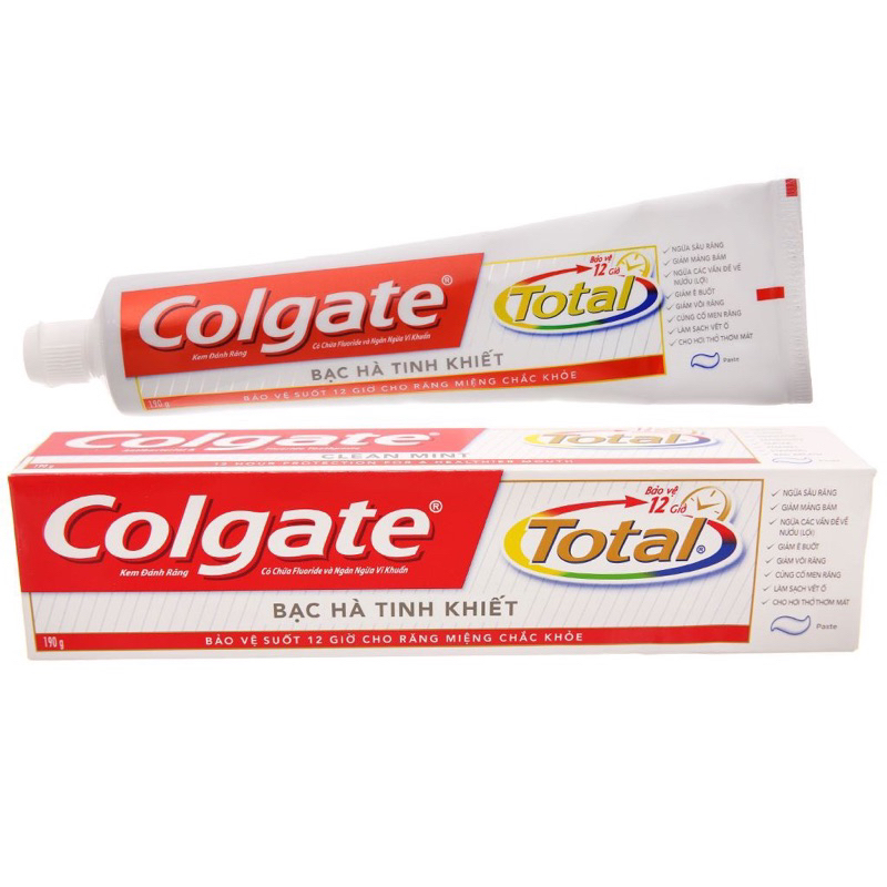 Kem đánh răng Colgate Total  bạc hà tinh khiết typ 170
