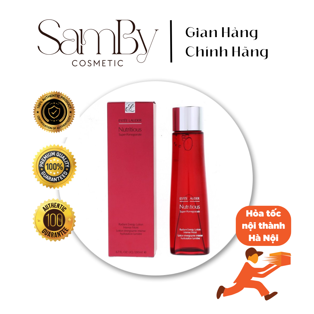 Toner lựu đỏ Estee Lauder Nutritious Super-Pomegranate - 200ml
