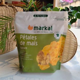 Ngũ cốc hữu cơ bắp (ngô) cán dẹp MARKAL 200g