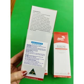 AUVI AVACNE CLEANSING GEL OIL CONTROL FORMULA 150g sữa rửa mặt cho da dầu mụn- Bác sĩ Phương