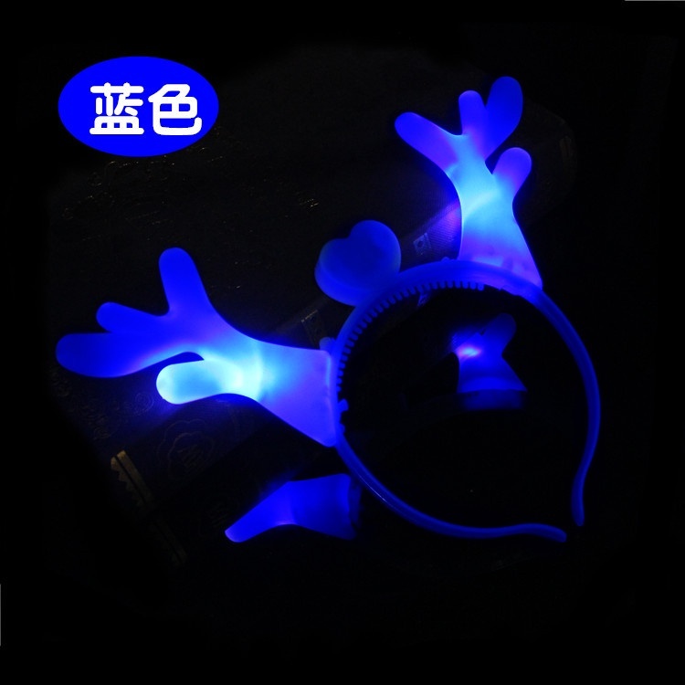 Bờm sừng hươu băng đô cài tóc đèn led phát sáng