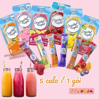 Bột trái cây Crystal light của Mỹ dành cho người ăn kiêng