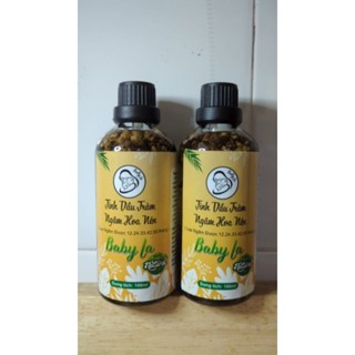 Tinh Dầu Tràm Huế Nguyên Chất Ngâm Hoa Nén 100ml .Phòng Ho,cảm ,Sổ Mũi, Làm Ấm ,Sd Cho Trẻ Từ Sơ Sinh .Ngâm 12m