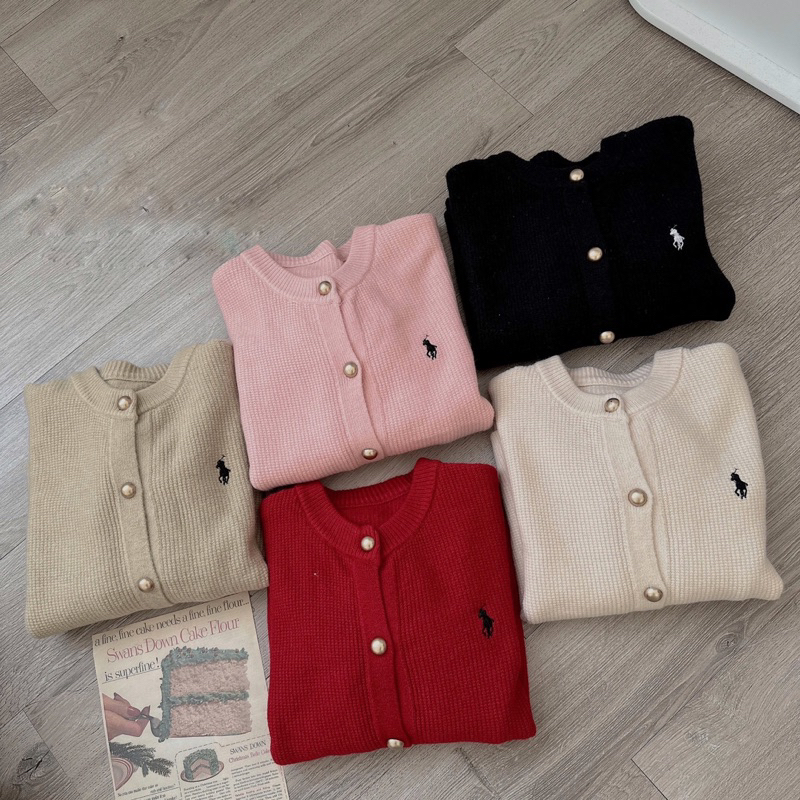 Áo cardigan len ngựa 763