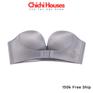 Áo Ngực Không Dây Không Gọng Nâng Ngực Chống Tuột Cài Trước CHICHI BRA 336