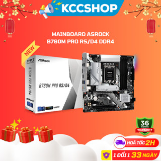 Mainboard ASRock B760M Pro RS/D4 DDR4 - Chính hãng
