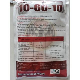 Phân bón NPK 10.60.10 + Zn(1kg)