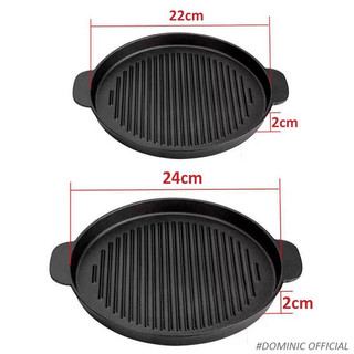 Sỉ 10 chảo gang nướng thịt 22cm