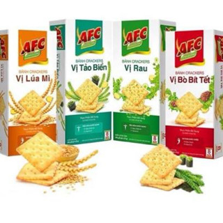  BÁNH QUY AFC CRACKER 4 VỊ NGON BỔ DƯỠNG 172G 🌾 🌾 