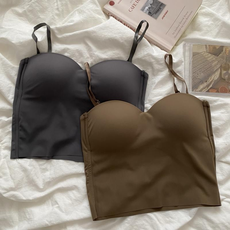 Áo Bra hai dây su đúc mềm mịn mát có mút đệm mỏng