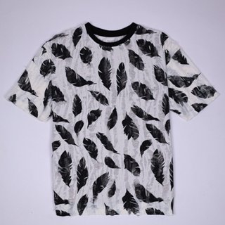 Áo thun SILAS lông vũ Feather chất cotton xước mát mẻ, không nhăn