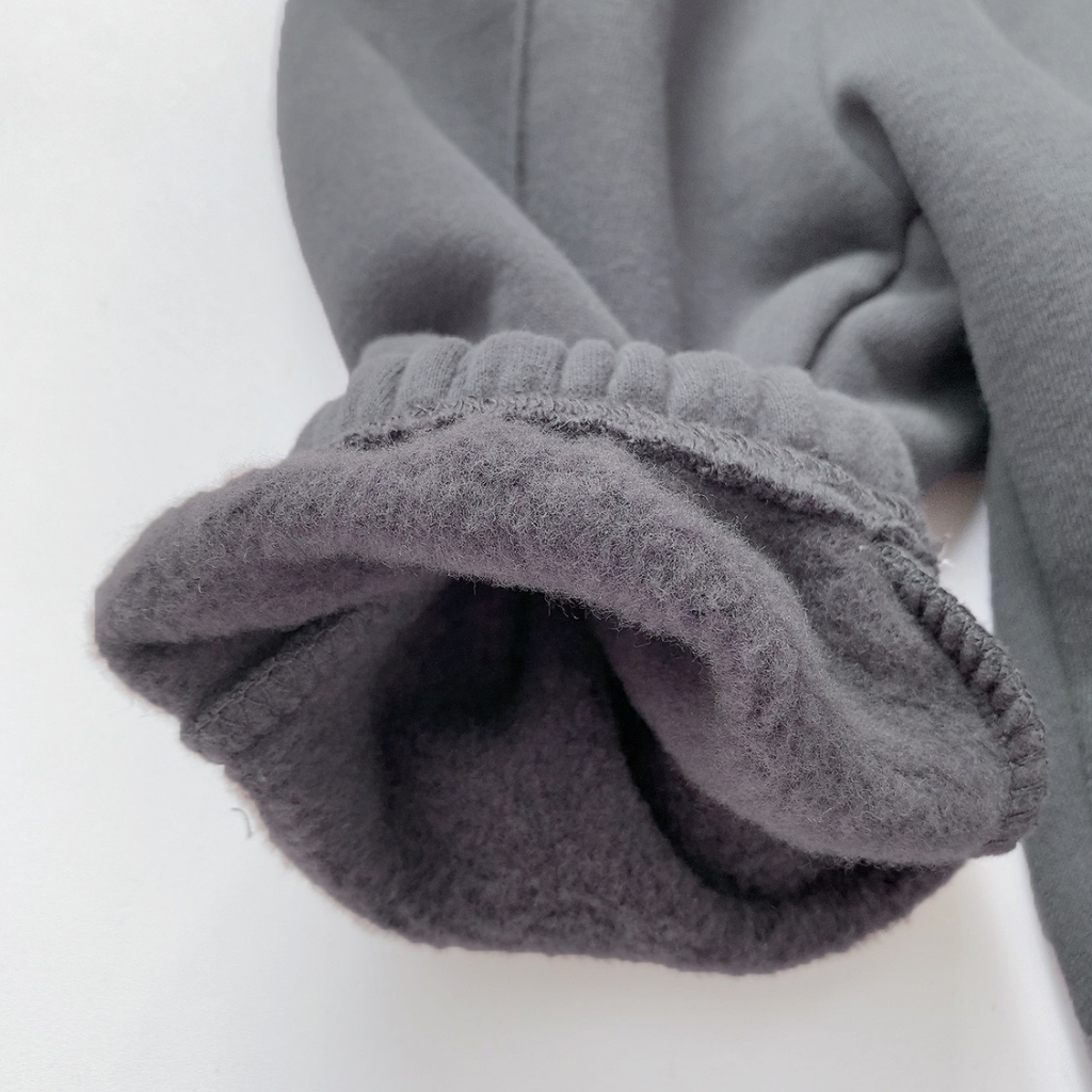 TE462 - Quần nỉ bông không xù dày dặn, mềm mại cho bé trai bé gái bo gấu chắn gió tốt size 9-17kg