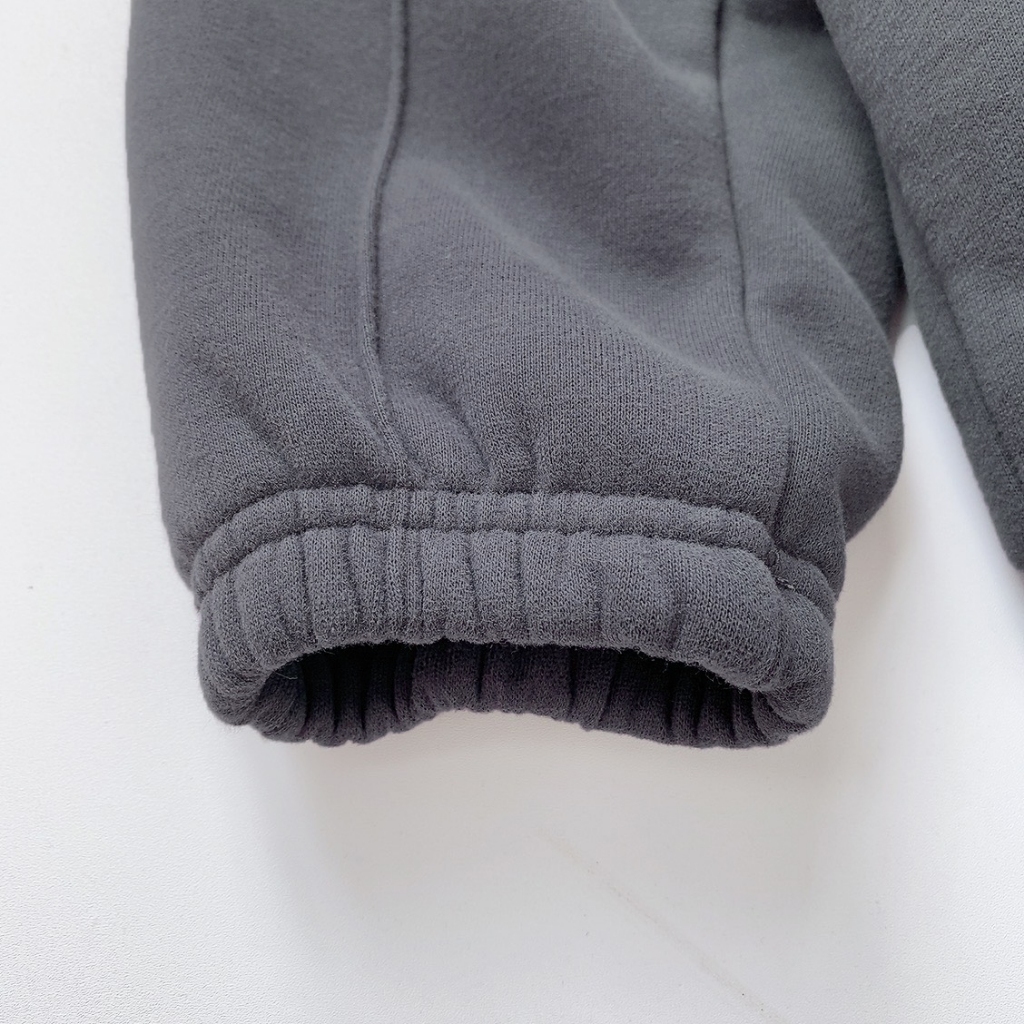 TE462 - Quần nỉ bông không xù dày dặn, mềm mại cho bé trai bé gái bo gấu chắn gió tốt size 9-17kg